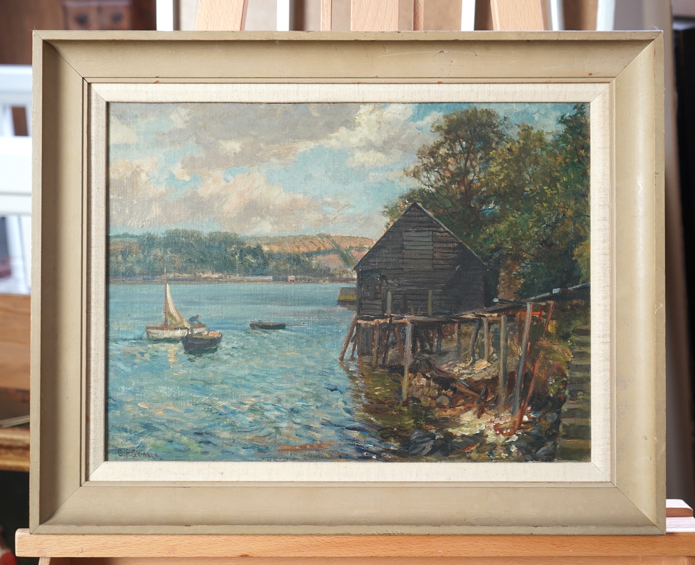 Bernard Finegan Gribble, 1872-1962, 'Antony House, Torpoint' and 'The Tamar'